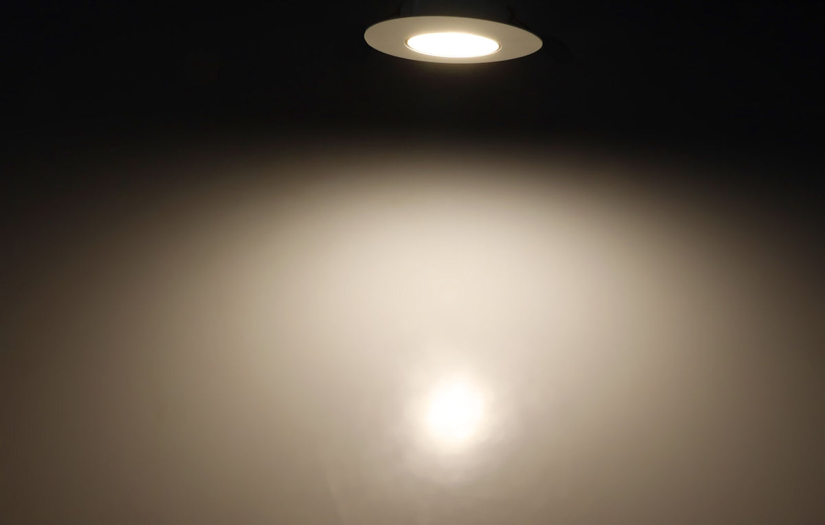 LED Einbauleuchte "Flat-60" warmweiß 95x60mm, 10W, 890lm, Gehäuse Weiß