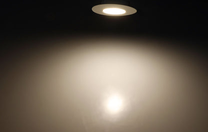 LED Einbauleuchte "Flat-60" warmweiß 95x60mm, 10W, 890lm, Gehäuse Weiß