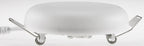 LED Einbauleuchte "W360" warmweiß 92x33mm, 6W, 580lm, Gehäuse weiß