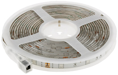 RGB LED-Stripe Set 5m + Mini Controller Farbwechsel, FB, IP20, mit Netzteil