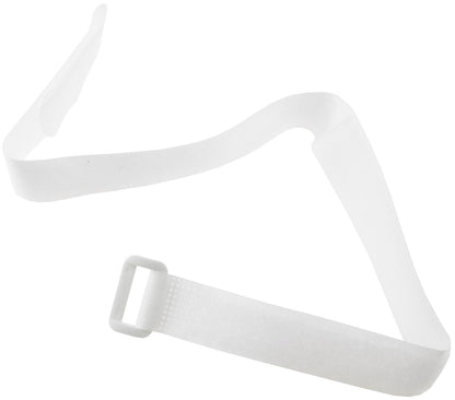 Klettband mit Öse, 5er Pack 50x2cm, Weiß