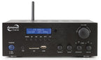 Hifi-Verstärker "VT-80 MK" 160W, schwarz 2xLine IN, USB/SD, Radio, Fernbedienung