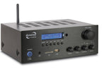 Hifi-Verstärker "VT-80 MK" 160W, schwarz 2xLine IN, USB/SD, Radio, Fernbedienung