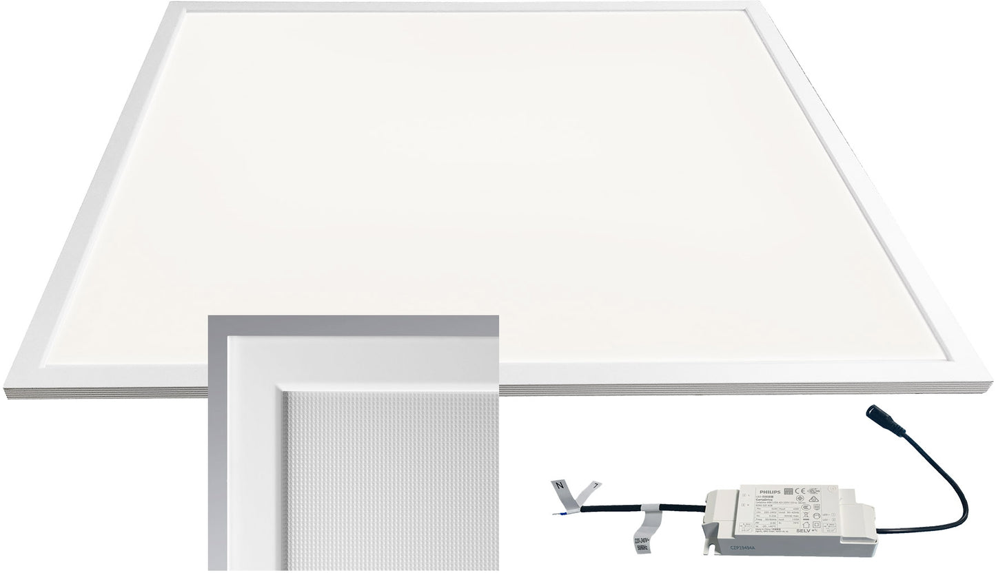 LED Licht-Panel "CTP-62 Office" neutralw 62x62cm, 4000K, 40W, 3850lm, UGR16 # Achtung! Separates Sperrgut-Paket #