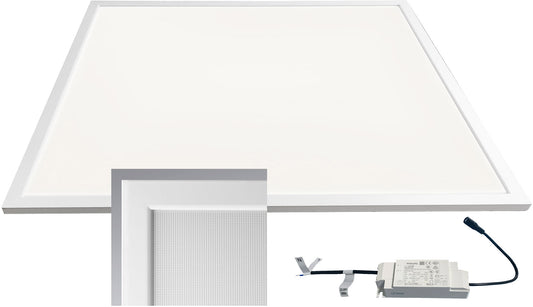 LED Licht-Panel "CTP-62 Office" neutralw 62x62cm, 4000K, 40W, 3850lm, UGR16 # Achtung! Separates Sperrgut-Paket #