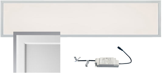 LED Licht-Panel "CTP-120 Office" warm 30x120cm, 3000K, 40W, 3750lm, UGR16 # Achtung! Separates Sperrgut-Paket #