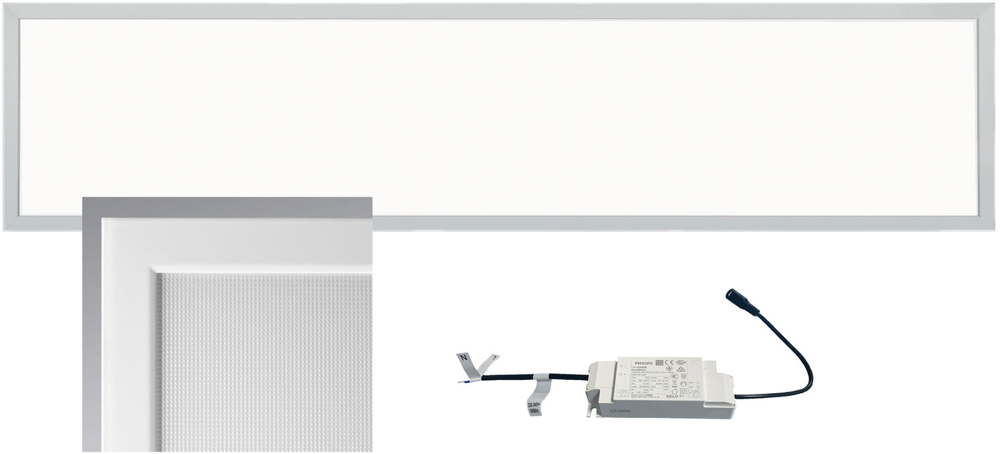 LED Licht-Panel "CTP-120 Office" neutral 30x120cm, 4000K, 40W, 3850lm, UGR16 # Achtung! Separates Sperrgut-Paket #
