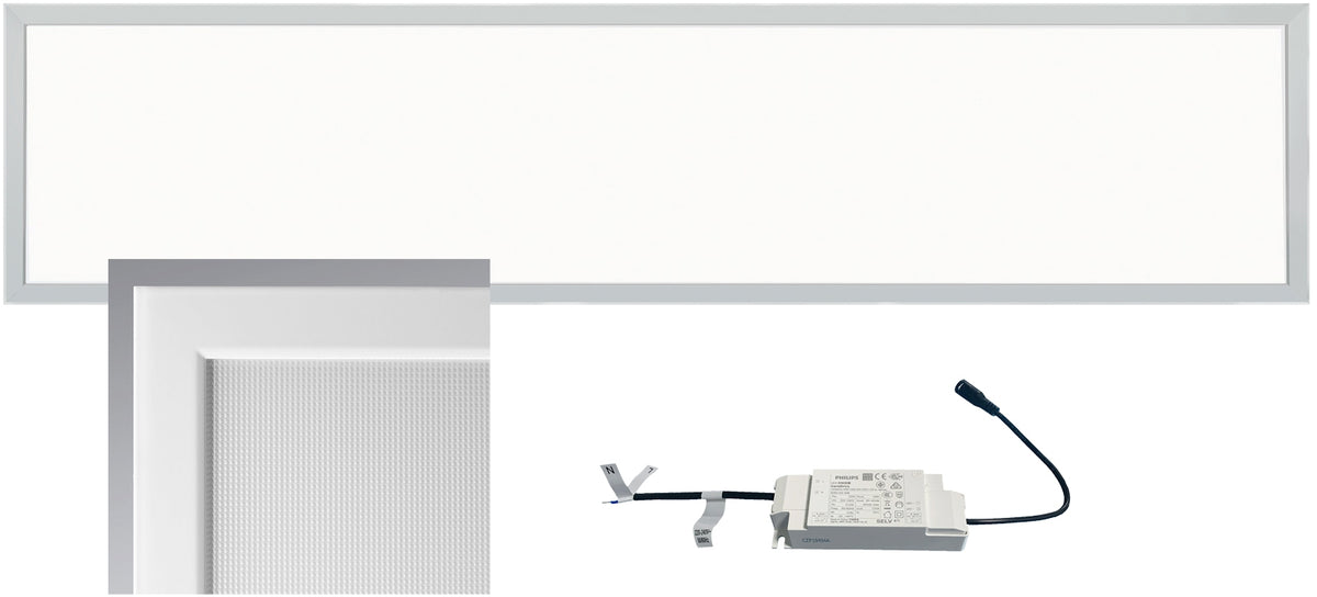 LED Licht-Panel "CTP-120 Office" neutral 30x120cm, 4000K, 40W, 3850lm, UGR16 # Achtung! Separates Sperrgut-Paket #
