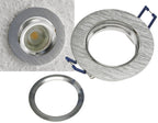 Einbaustrahler "CTE-84R"  Rund Ø84mm Einbau Ø68mm, schwenkbar, Clip Ring