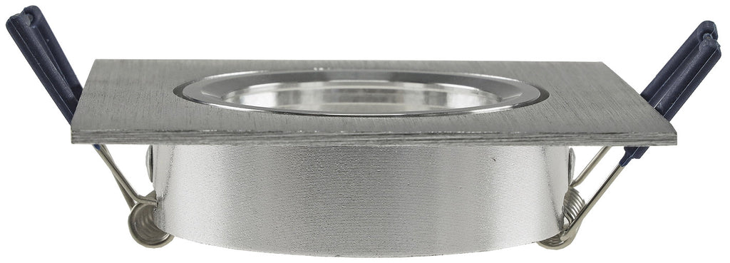 Einbaustrahler "CTE-84E" Eckig 84x84mm Einbau Ø68mm, neigbar, Clip Ring