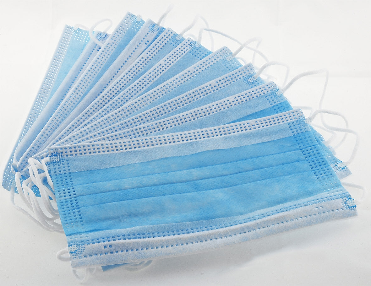 Mund-Nasen-Maske, 3-lagig, Einweg 10er-Pack
