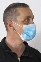 Mund-Nasen-Maske, 3-lagig, Einweg 10er-Pack