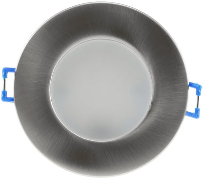 LED-Einbauleuchte "Flat-30 FR-R" 4000K Ø85x30mm, 5W, 500lm, IP44, rund, poliert
