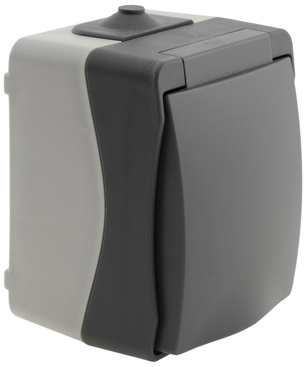 NUQUI Feuchtraum Steckdose IP54, Aufputz, 250V~/ 16A