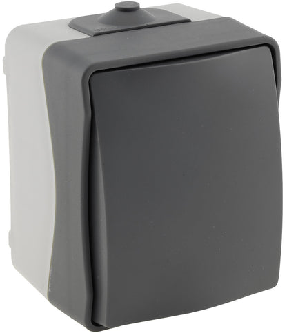 NUQUI Feuchtraum Wechsel-Schalter IP54, Aufputz, 250V~/ 10A