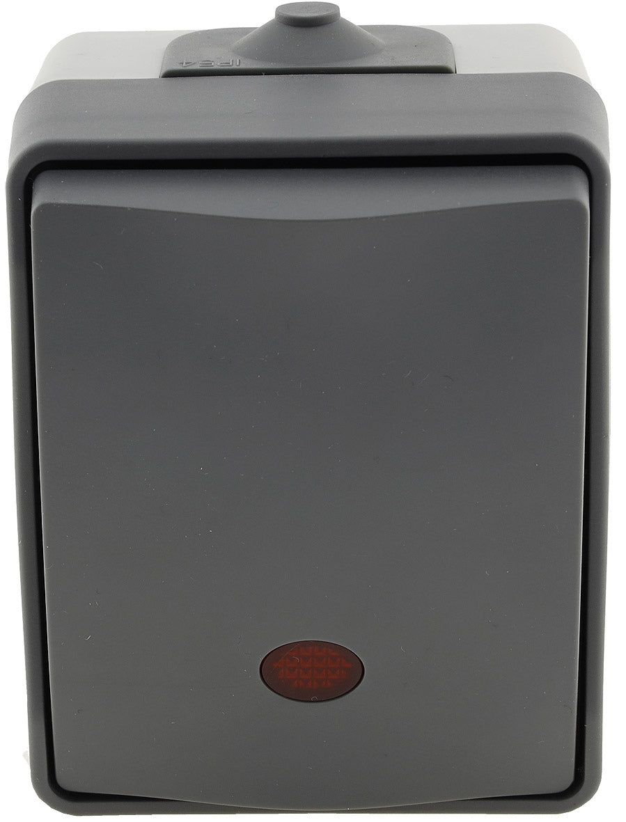NUQUI Feuchtraum Kontrollschalter IP54, Aufputz, 250V~/ 10A