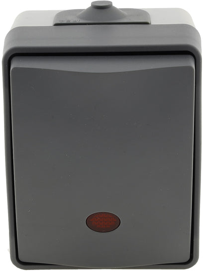 NUQUI Feuchtraum Kontrollschalter IP54, Aufputz, 250V~/ 10A