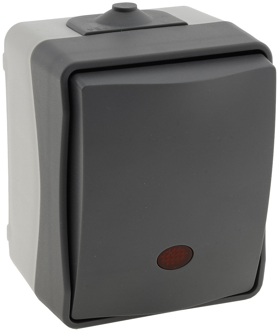 NUQUI Feuchtraum Kontrollschalter IP54, Aufputz, 250V~/ 10A