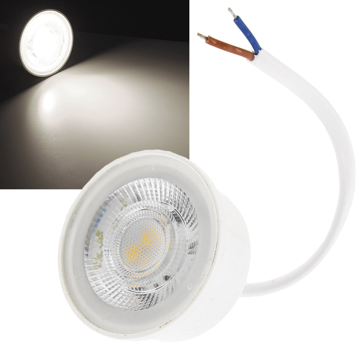 LED-Modul "Piatto N5" neutralweiß 38°, 4200K, 230V, 5W, 400lm, 50x24mm