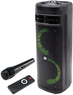 Mobile Soundsystem "SFX-206 LED" USB, Bluetooth, 2x6,5", 300W, Mikro, TWS