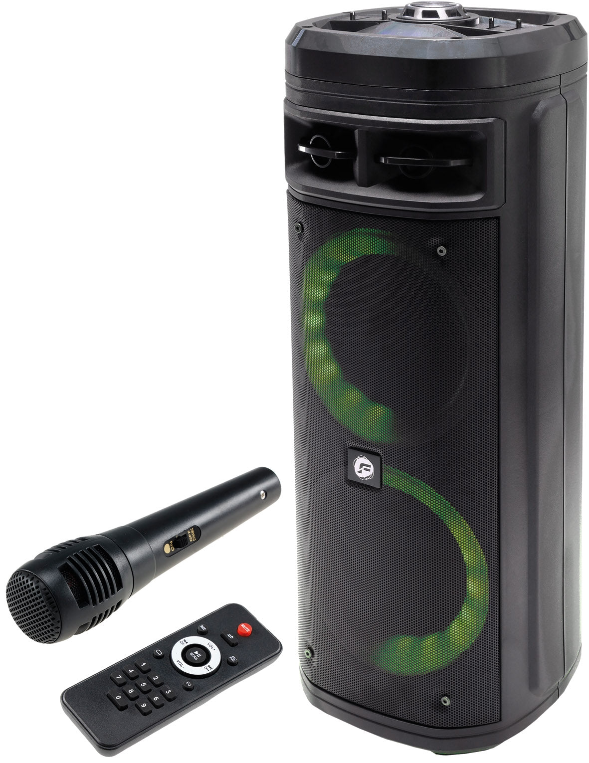 Mobile Soundsystem "SFX-206 LED" USB, Bluetooth, 2x6,5", 300W, Mikro, TWS