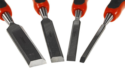 Stechbeitel Set, 4-teilig CRV, 6, 12, 18, 24mm