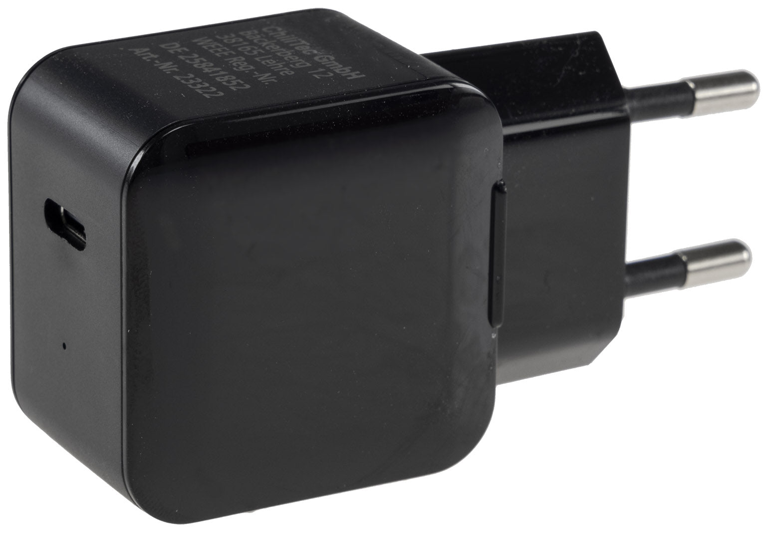 Stecker-Netzteil mit USB-C "CTN-PD20" Ein 100-240V~, 5V/9V/12V, 20W