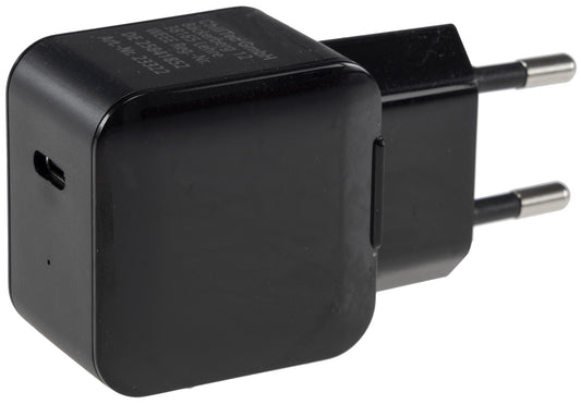 Stecker-Netzteil mit USB-C "CTN-PD20" Ein 100-240V~, 5V/9V/12V, 20W