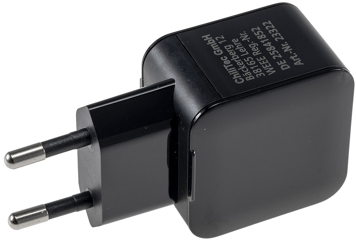 Stecker-Netzteil mit USB-C "CTN-PD20" Ein 100-240V~, 5V/9V/12V, 20W
