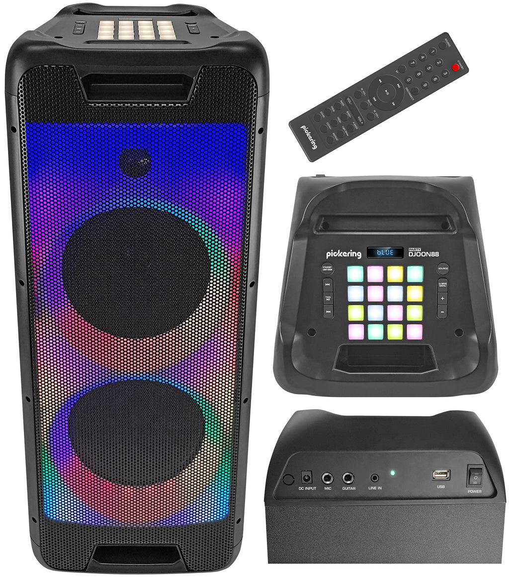 Mobiles Soundsystem "SFX-208 Premium" USB, Bluetooth, 2x8", 400W, TWS