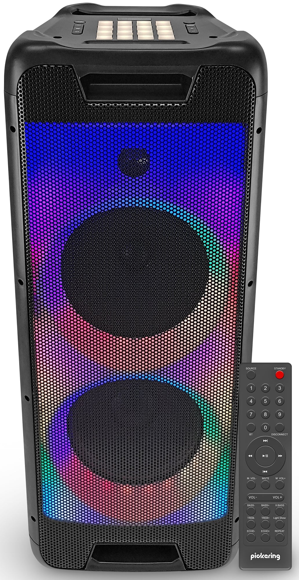 Mobiles Soundsystem "SFX-208 Premium" USB, Bluetooth, 2x8", 400W, TWS