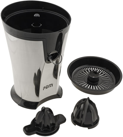 elektrische Zitruspresse aus Edelstahl 40W, ØxH 155x250mm