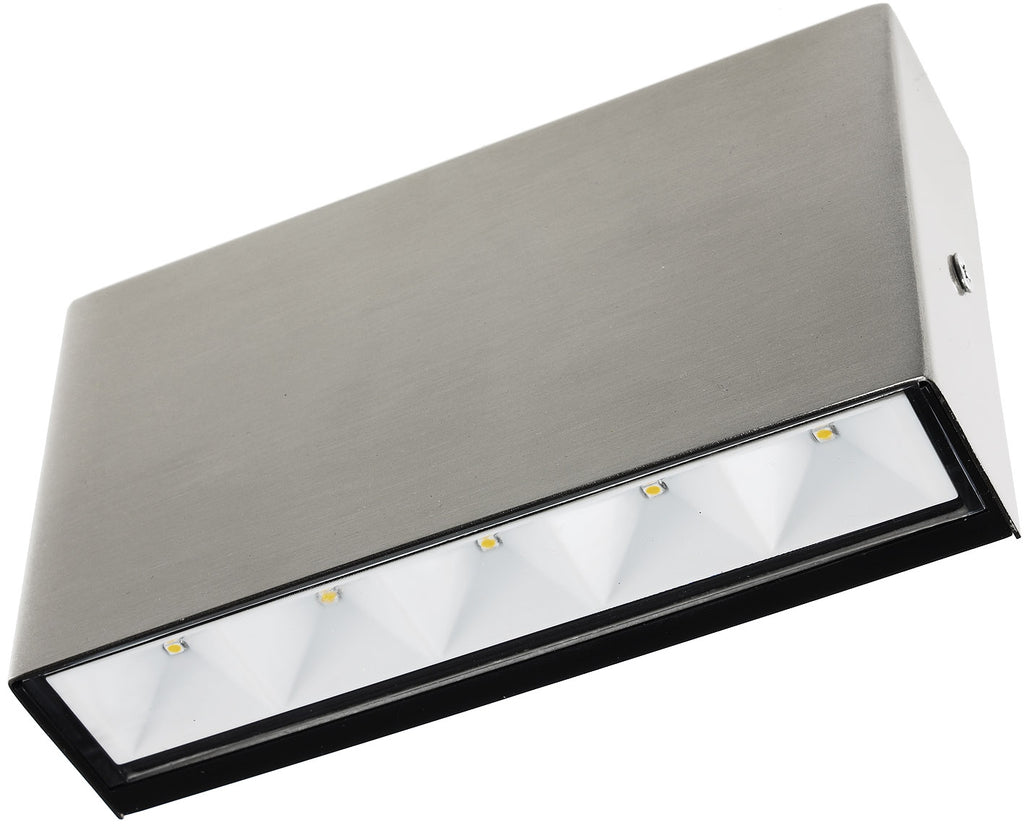 LED Edelstahl-Wandleuchte "MURO 5" IP65, 5W, 220lm, 3000K, warmweiß