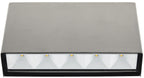 LED Edelstahl-Wandleuchte "MURO 5" IP65, 5W, 220lm, 3000K, warmweiß
