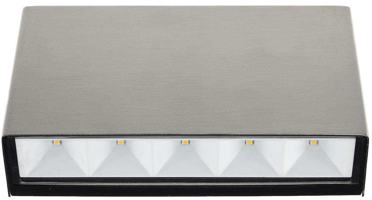 LED Edelstahl-Wandleuchte "MURO 5" IP65, 5W, 220lm, 3000K, warmweiß