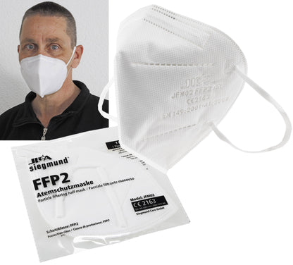FFP2 Mund-Nasen-Maske,  Stück gefaltet
