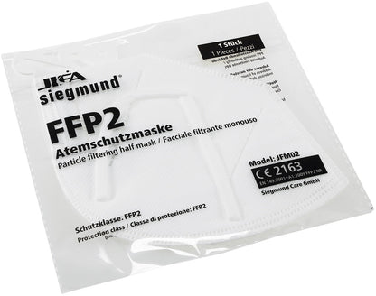 FFP2 Mund-Nasen-Maske,  Stück gefaltet