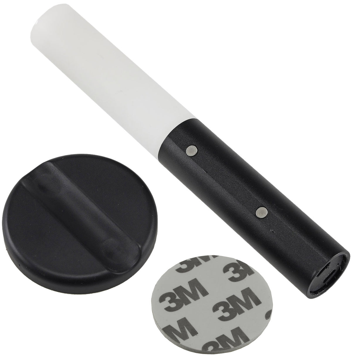 LED Akku-Leuchte Magnethalter LxØ 18x6cm 1W, 90lm, Alu, warmweiß, PIR Sensor