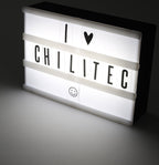 LED Leuchtkasten mit Buchstaben, weiß BxHxT 145x105x40mm