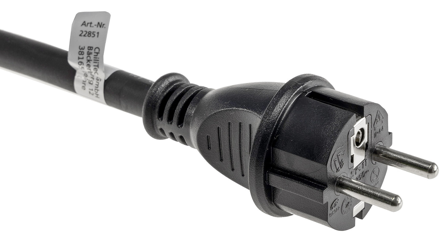 CEE auf Schutzkontakt-Stecker 1,5m 230V, Adapter für Wohnwagen, Camping