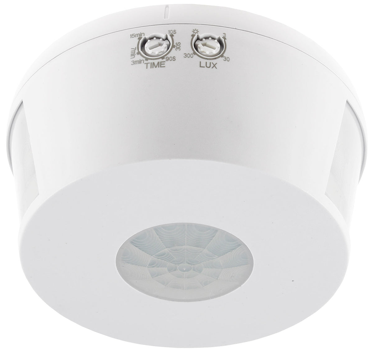 Decken Aufbau Bewegungsmelder 360°TRIO LED geeignet, 15m Detektion, weiß