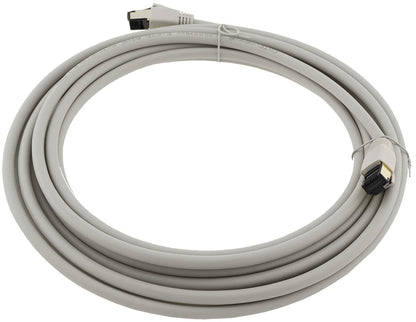 CAT 8.1 Netzwerk-Patchkabel, 5m, grau S/FTP PIMF Halogenfrei, 2x RJ45 Stecker