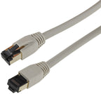 CAT 8.1 Netzwerk-Patchkabel, 10m, grau S/FTP PIMF Halogenfrei, 2x RJ45 Stecker