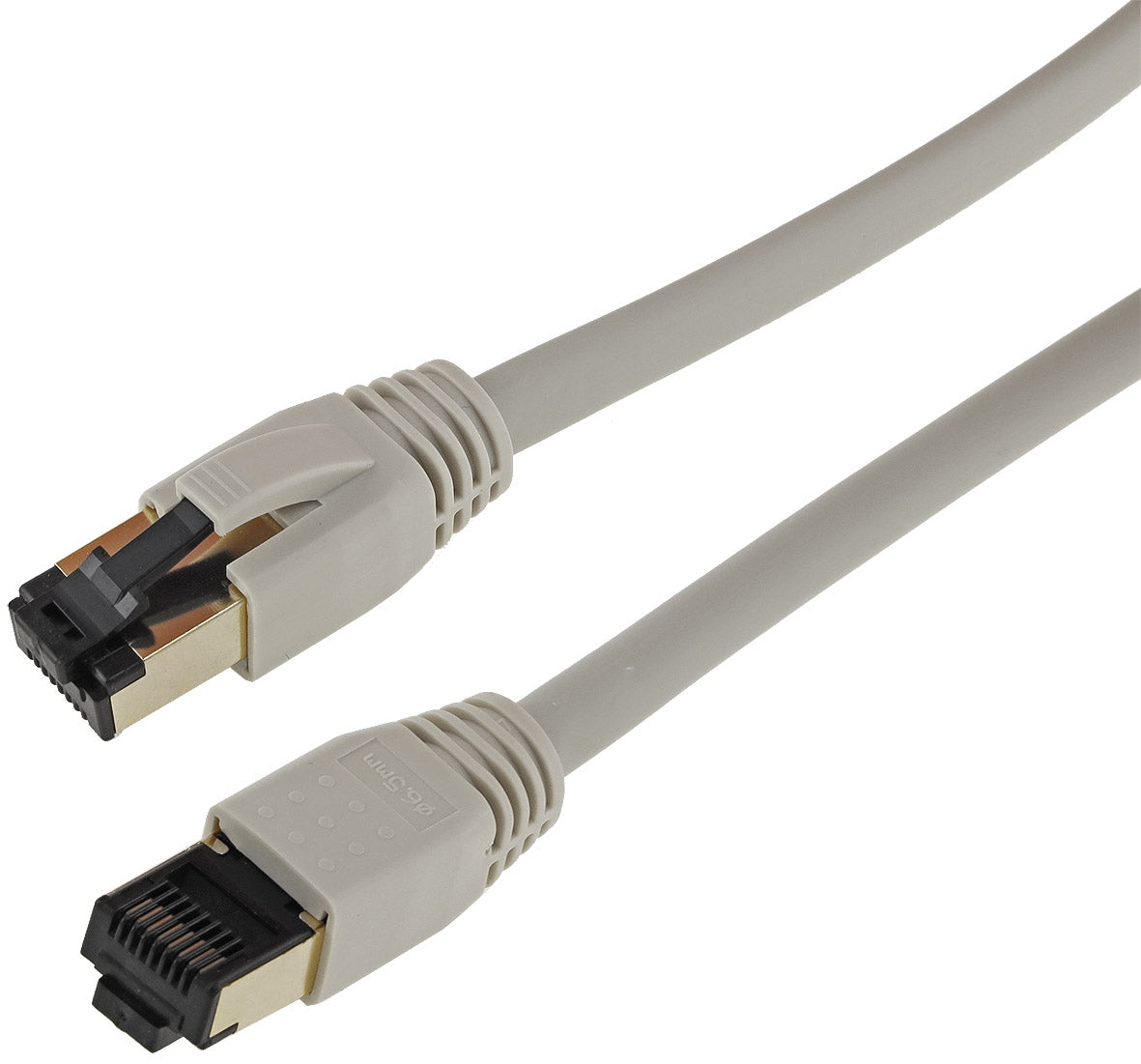 CAT 8.1 Netzwerk-Patchkabel, 10m, grau S/FTP PIMF Halogenfrei, 2x RJ45 Stecker