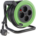 Kunststoff-Kabeltrommel, 15m Kabel, IP20 H05VV-F 3G1,5mm²