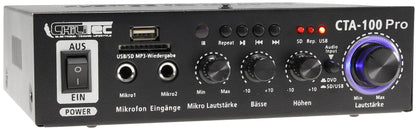 HiFi-Verstärker "CTA-100 Pro" 100W 1x Line IN, USB/SD, FB, Bluetooth