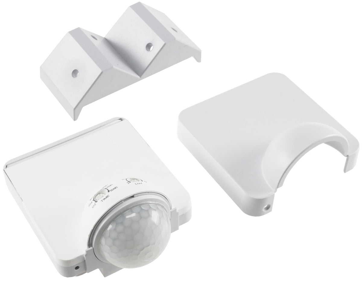 Aufputz-Bewegungsmelder "CBM 65w" 360°, max. 10m Detektion, IP65, weiß