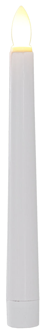 LED Stabkerze 20cm Ø2cm, 4er Pack Fernbedienung, je 3x AAA Batterie