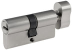 Schließzylinder 60mm (30+30mm) mit Knauf Profil-Zylinder, 5 Sicherheits-Schlüssel