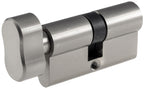 Schließzylinder 60mm (30+30mm) mit Knauf Profil-Zylinder, 5 Sicherheits-Schlüssel